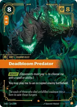 Riftbound NM Foil Dreadbloom Predator - Image 1