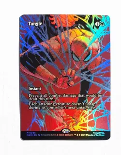 Tangle ~ Magic MTG Spider-Man ~ Borderless Foil #0038 - Image 1