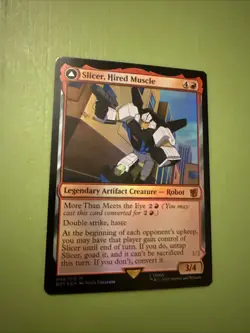 Slicer, Hired Muscle Universes Beyond: Transformers Foil - Image 1