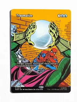 Traumatize ~ Magic MTG Spider-Man ~ Borderless #0015 - Image 1