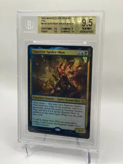 2025 MTG SUPERIOR SPIDER-MAN Marvel's Spider-Man Foil Rare BGS 9.5 - Image 1