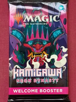 Magic The Gathering KAMIGAWA NEON DYNASTY WELCOME BOOSTER PACK New Sealed MTG - Image 1
