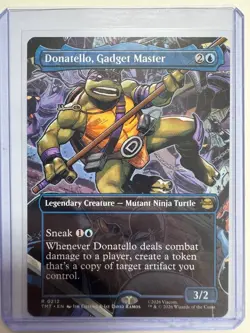 Donatello, Gadget Master (Borderless) #0212 Non-Foil TMNT NM ENG MTG - Image 1