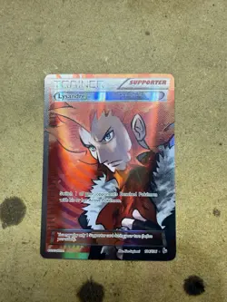 Pokemon TCG Lysandre Flashfire Holo Full Art Ultra Rare Card 104/106 - Image 1