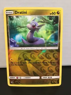 Dratini 34/70 Pokemon Dragon Majesty Common Reverse Holo - Image 1