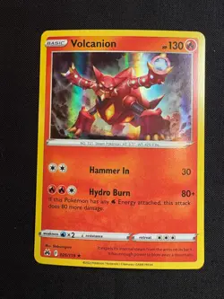 Volcanion 026/159 Holo Rare LP-NM - Pokemon TCG Sword & Shield Crown Zenith CRZ - Image 1