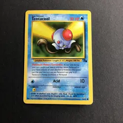 Pokemon TCG Tentacool Fossil 56 Regular Unlimited Common - Image 1