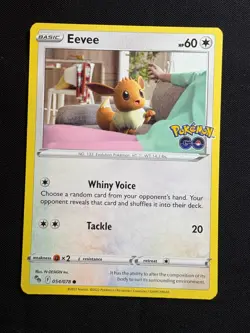 Eevee 054/078 Common LP-NM - Pokemon TCG Sword & Shield Pokemon Go PGO - Image 1