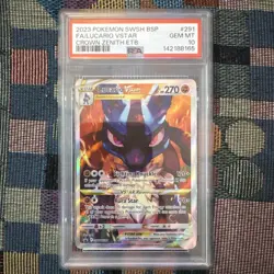 Pokemon TCG Crown Zenith Promo Lucario VSTAR SWSH291 PSA 10 Gem Mint - Image 1