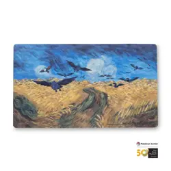 Pokemon Center × Van Gogh Museum: Corviknight Wheatfield with Crows Playmat NEW! - Image 1