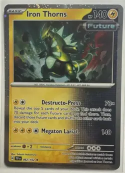 Pokemon TCG - Iron Thorns 062/162 - Cosmos Holo - NM - Checklane Exclusive - Image 1
