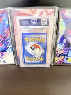 Pokemon 2000 Gym Heroes Holo #8 Lt. Surge's Magneton PSA 7 - Image 2