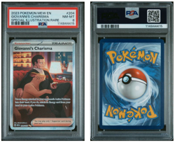 2023 POKEMON MEW EN-151 #204 GIOVANNI'S CHARISMA SPECIAL ILLUSTRATION RARE - Image 1