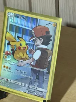 2019 POKEMON SUN & MOON COSMIC ECLIPSE SECRET #241 FULL ART/PIKACHU NM RARE - Image 4