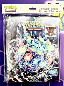 Scarlet & Violet Stellar Crown 9-Pocket Portfolio For Pokemon - New - Image 1