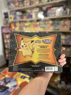 Pokemon TCG Pikachu V Promo Box Collection Shining Fates New Sealed 4 Packs - Image 3