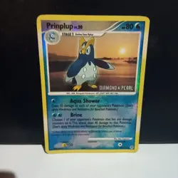 Shinx, Prinplup and Lucario Pokemon reverse holo burger king lot promos - Image 4