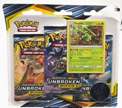 Pokemon Unbroken Bonds 3 booster pack Sceptile blister, still factory sealed - Image 1