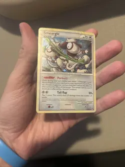 HOLO BLEED ERROR - Smeargle 21/95 HGSS Call of Legends Pokemon TCG Holo Rare - Image 3