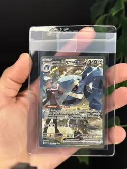PSA 10 CANDIDATE 💎 Steven’s Metagross Ex 289/217 Ascended Heroes SIR NM Pokemon - Image 1