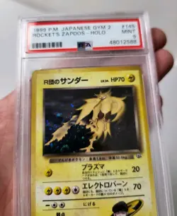 Rocket's Zapdos No. 145 - Japanese Gym 2 *PSA 9 - MINT* Holo Japanese Pokemon - Image 4