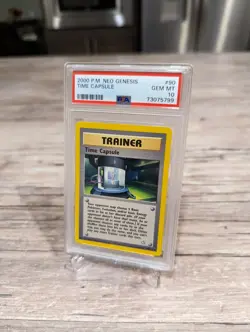 Pokemon unlimited Neo Genesis Time Capsule Non-Holo 90/111 PSA 10 MINT 💎 - Image 2