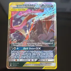 Greninja & Zoroark GX 107/214 Unbroken Bonds TAG TEAM Ultra Rare Holo Pokemon T… - Image 1