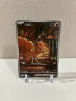 Pokemon Me01: Mega Evolution Vulpix 138/132 Illustration Rare Holo English NM - Image 1