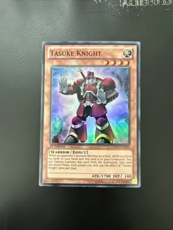 YUGIOH TASUKE KNIGHT SUPER RARE GAOV-EN004 1ST EDITION - Image 1
