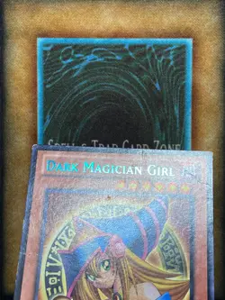 Yugioh Dark Magician Girl DL18-EN003 Duelist League Rare MP BLUE - Image 2