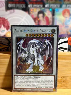 AZURE-EYES SILVER DRAGON (PLAT) RA04-EN208 1st Edition Yu-Gi-Oh TCG NM - Image 1