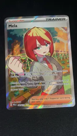 Mela Full Art Ultra Rare 140/131 Pokemon Prismatic Evolutions Near Mint - Image 1