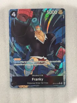 ONE PIECE ROYAL BLOOD - FRANKY RARE OP10-090 ALT ART - ENGLISH - Image 1