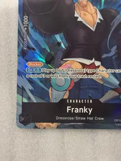 ONE PIECE ROYAL BLOOD - FRANKY RARE OP10-090 ALT ART - ENGLISH - Image 5