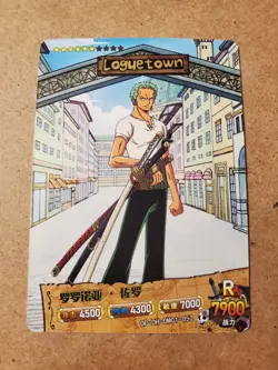 Roronoa Zoro R OP-DH-0M01-052 One Piece Anime Trading Card TCG - Image 1