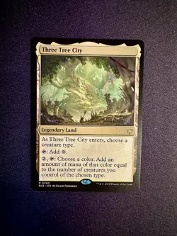 Magic the Gathering Three Tree City Bloomburrow Legendary Land 0260 Regular Card - Image 3