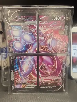 Mewtwo V-UNION [Set of 4] SWSH: Sword & Shield Promo Cards Holo - Image 1