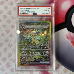PSA 10 Leafeon ex SAR Terastal Festival 200/187 sv8a 2024 Japanese Pokemon Card - Image 1