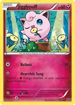 Jigglypuff 87/146 XY: Base Set Pokemon Card NM - Image 1