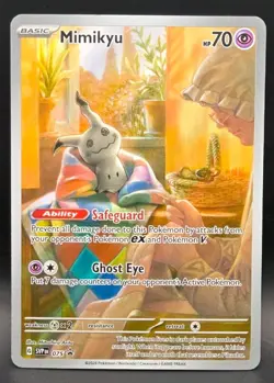 Pokemon TCG Mimikyu Scarlet & Violet Promo Card 075/Promo Near Mint Condition - Image 1