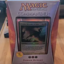 Magic The Gathering COMMANDER POWER HUNGRY Sealed Foil Deck 100 Cards MTG - Image 1