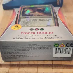 Magic The Gathering COMMANDER POWER HUNGRY Sealed Foil Deck 100 Cards MTG - Image 2