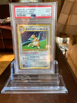 Pokemon Dragonite No. 149 GB Promo Gameboy Holo Card 1998 Japanese Edition PSA 9 - Image 5