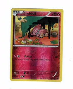 Snubbull 68/124 Fates Collide Reverse Holo - Pokemon Card - Image 1