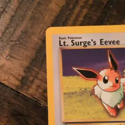 Pokemon TCG Lt. Surge's Eevee 51/132 Gym Challenge Regular Uncommon Card NM - Image 5