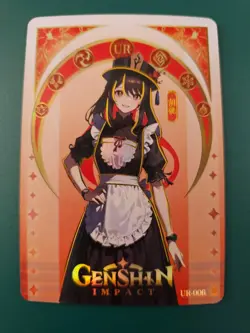 Goddess Story - Genshin Impact Hu Tao ur-006 Trading Card waifu - Image 1