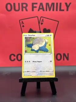 Snorlax 206/264 Fusion Strike Pokemon TCG Regular Common 2021 NM - Image 1