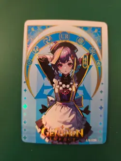 Goddess Story - Genshin Impact maid Qiqi ur-026 Trading Card waifu - Image 1