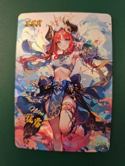 Goddess Story - Genshin Impact Nilou ssr-014 Trading Card waifu - Image 1