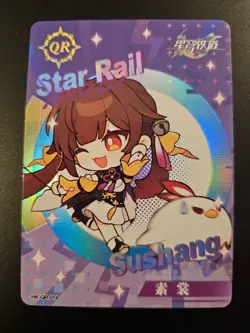 Honkai Star Rail Card Sushang Hk-QR-014 Thick Stock Goddess - Image 1